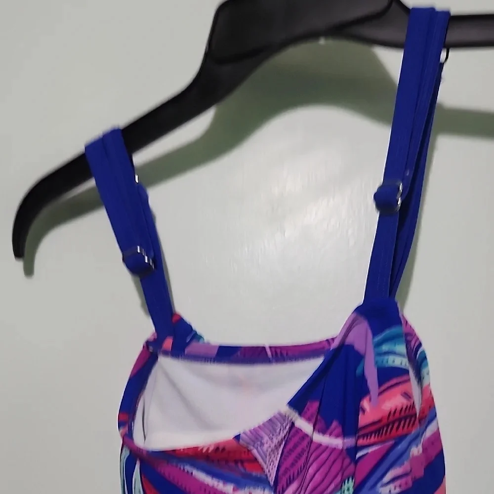 Coastal Cove Vibrant Blue and Pink Swim Wear